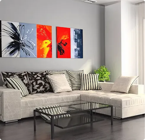 Mégnage Québec - Salon et chambre